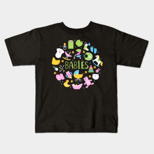 babies doodles Kids T-Shirt